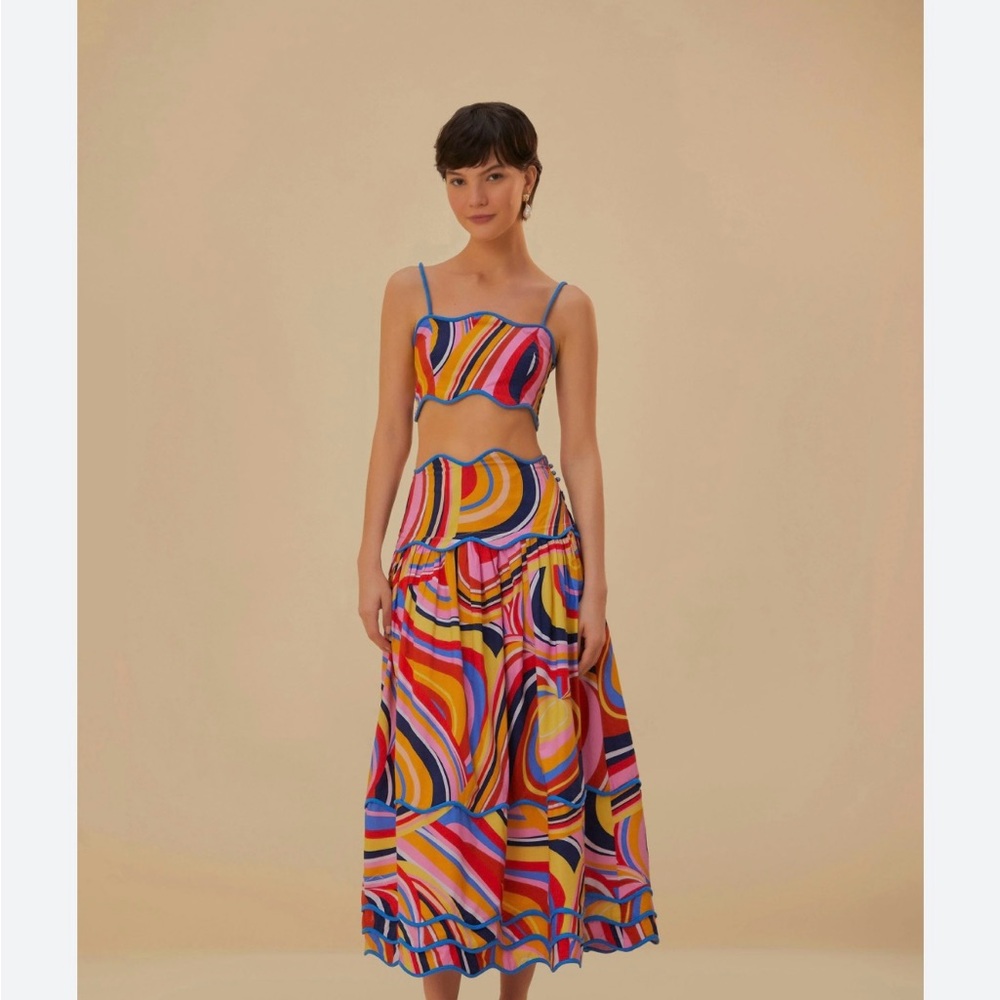 Farm Rio- multicolor waves set